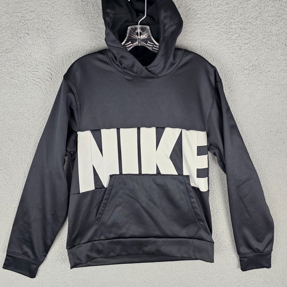 Nike Hoodie Mens Small Fleece Lined Therma Fit Starting 5 Long Sleeve DR7224-011